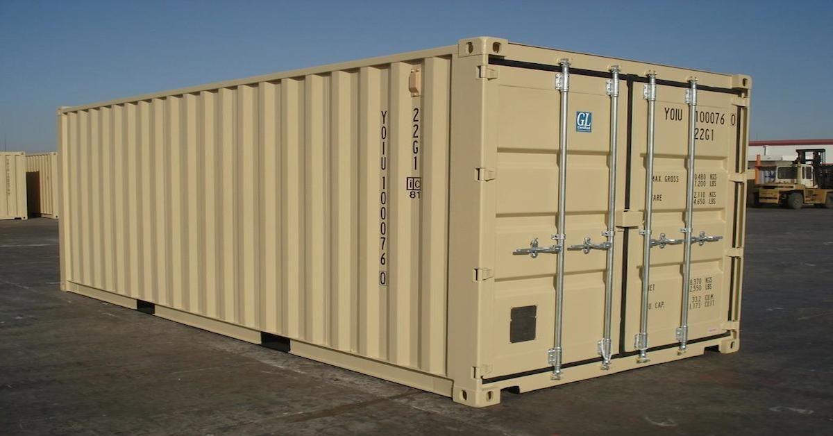 A Large Shipping Container