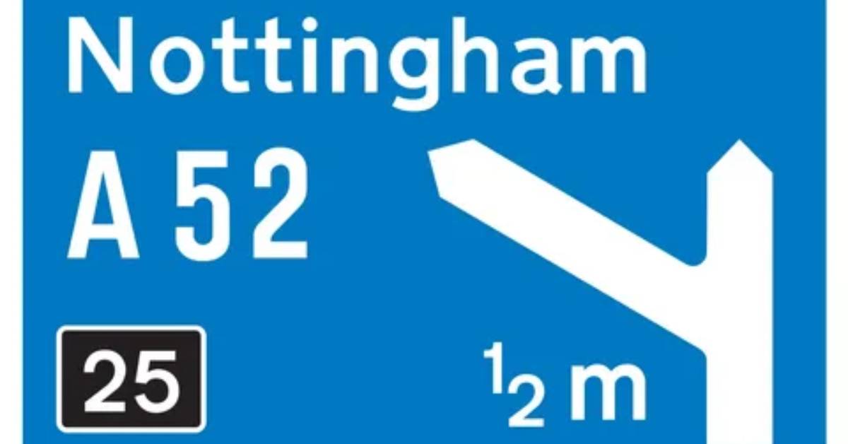 UK Road Sign Lettering