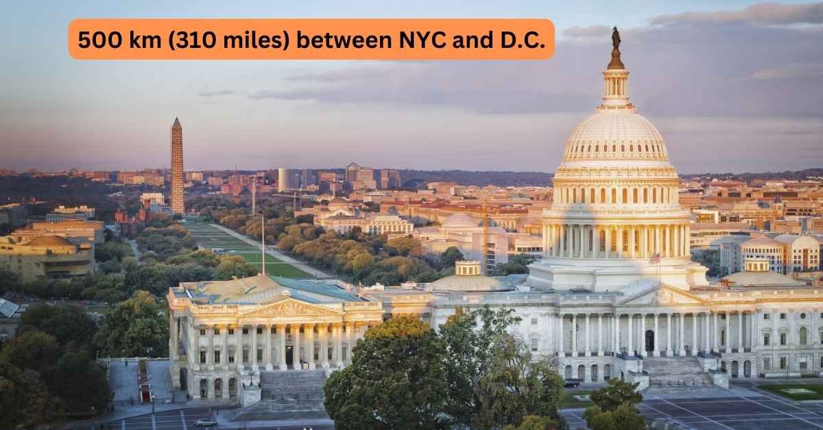 Distance Between New York City and Washington, D.C.