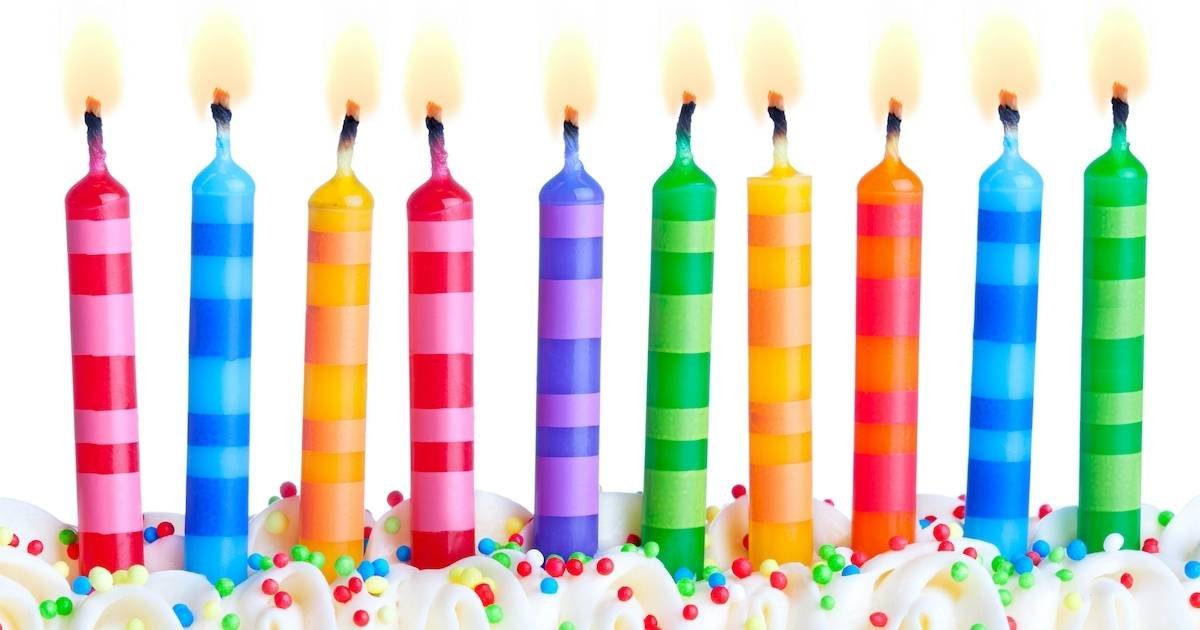 Ten Birthday Candles