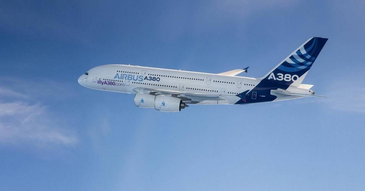 Two Airbus A380 Wingspans