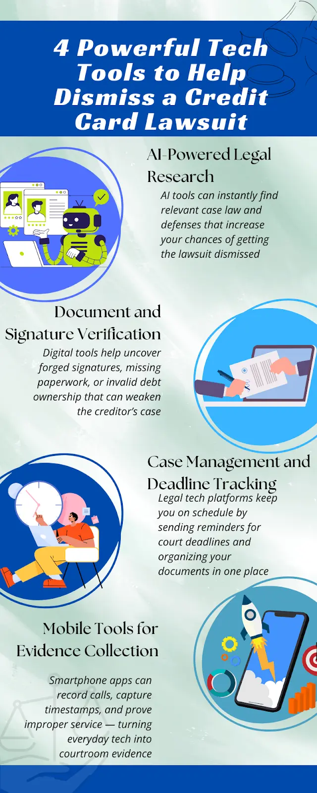 How to Get a Credit Card Lawsuit Dismissed Using Tech