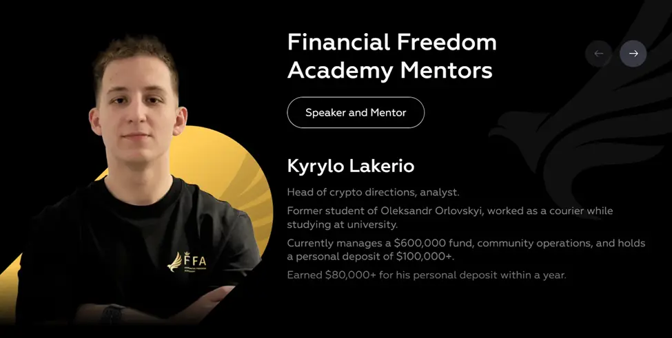 Oleksandr Orlovskyi’s FFA Everything You Need to Know About the Crypto Community