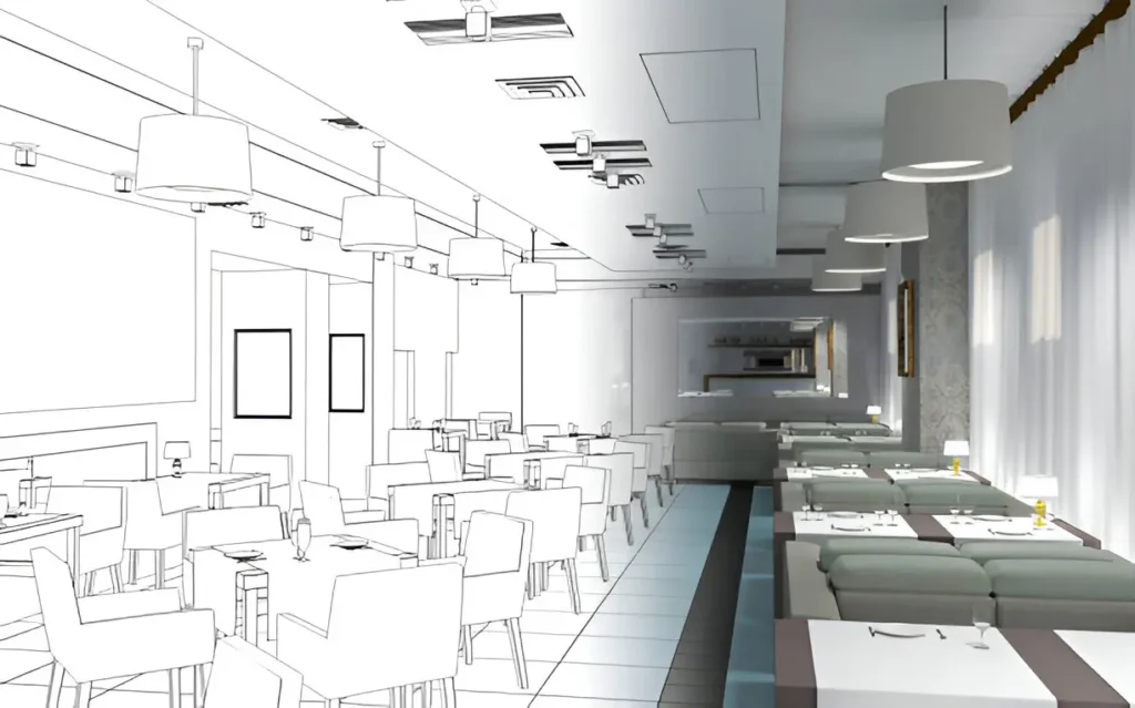 Parametric Restaurant Chair Templates Using Scripts to Auto-Adjust Dimensions for Any Floor Plan
