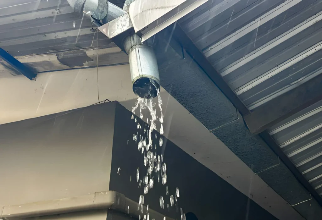 Water Leaking From the Evaporative Unit on the Roof — Is That Normal