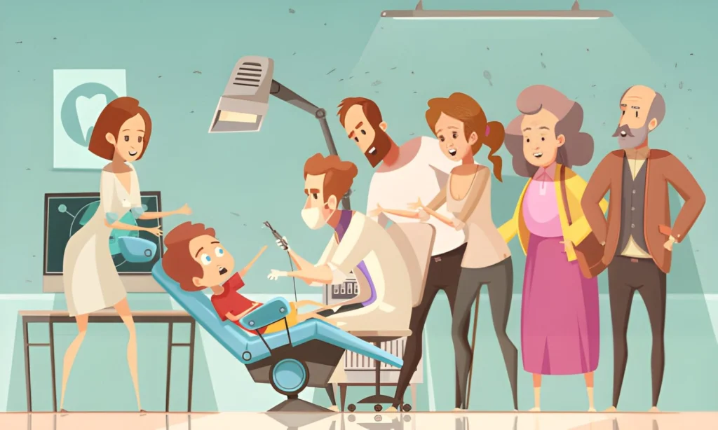 https://www.istockphoto.com/vector/dentist-mother-baby-illustration-gm1201192397-344376358?searchscope=image%2Cfilm